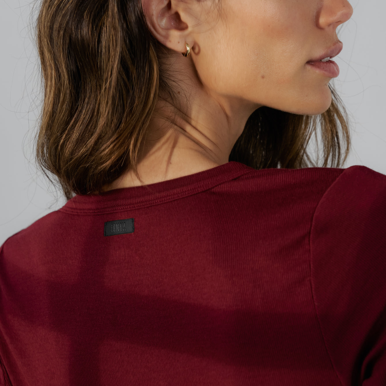 Soft Modal Rib Tee Short Set - Image 3