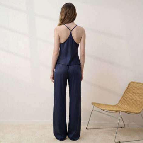 Washable Silk Bias Cami Pant Set