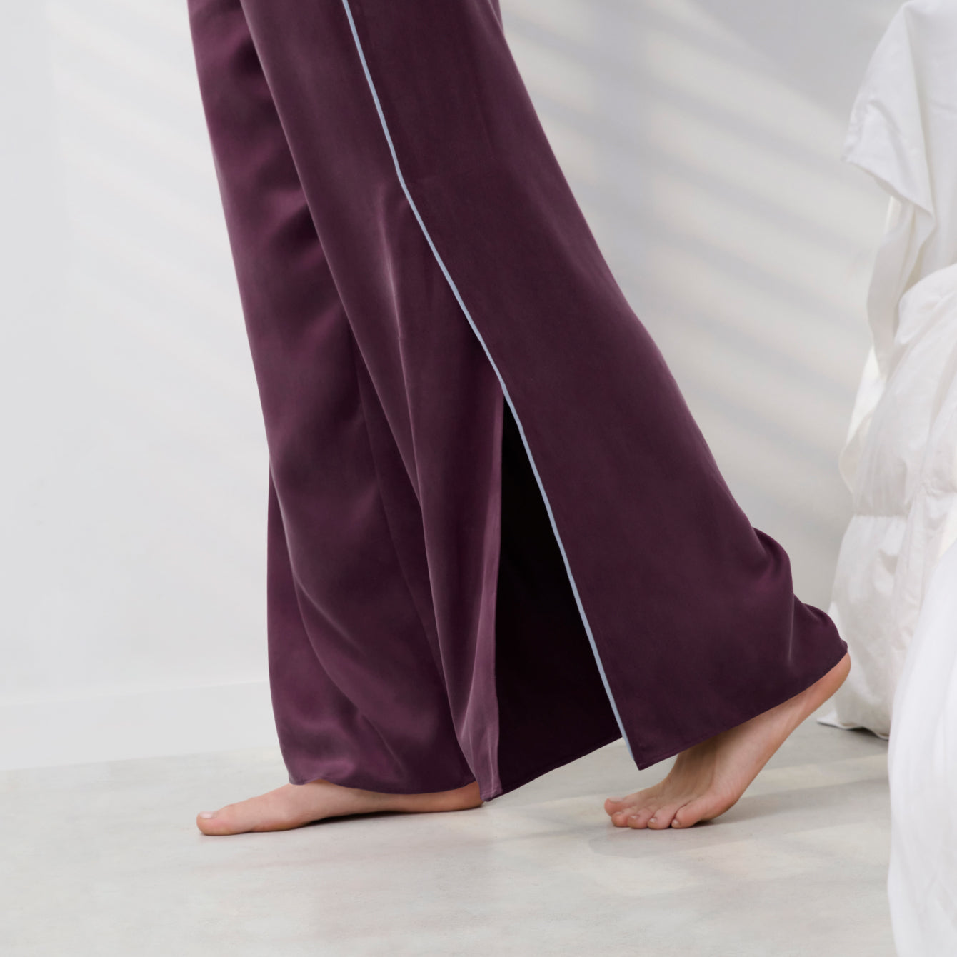 Washable Silk Tee Pant Set - Image 3