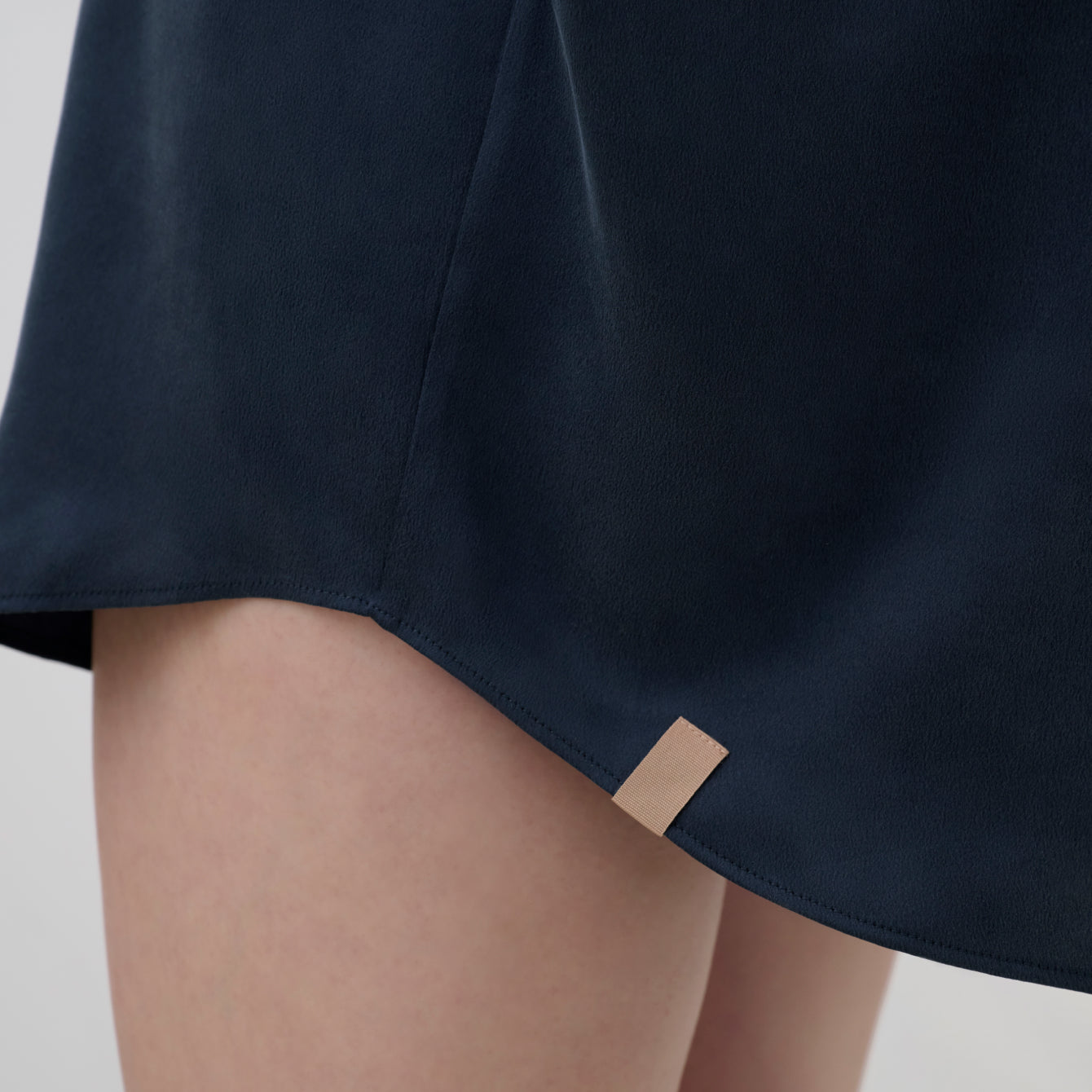 Washable Silk Sleep Shirt Dress - Image 4